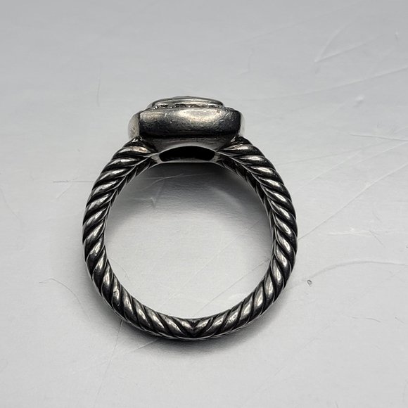 David Yurman 7mm Albion Diamond & Black Onyx ring - Picture 6 of 8
